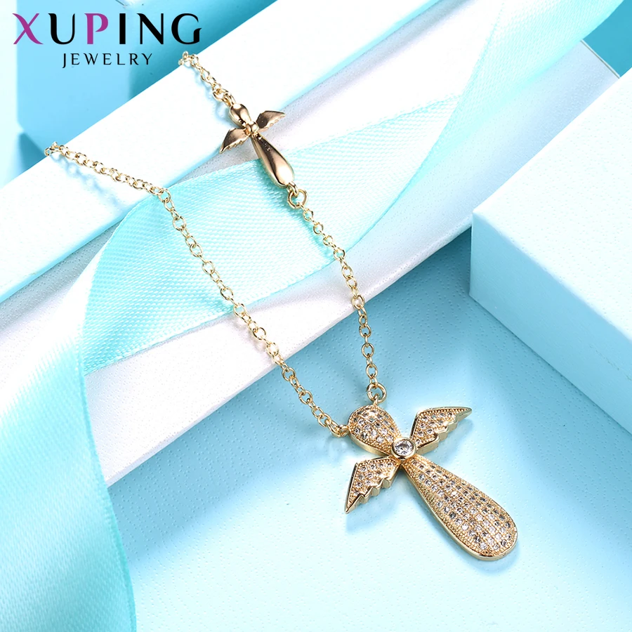 Xuping Новое поступление модное ожерелье с подвеской в виде креста для женщин