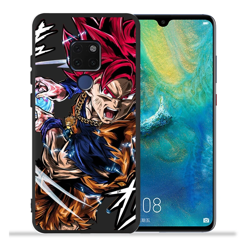 Dragon Ball Супер Саян Гоку Вегета Роскошный чехол для принципиально huawei коврики 20 Lite Pro 9 10 Nova3 Nova3i Etui