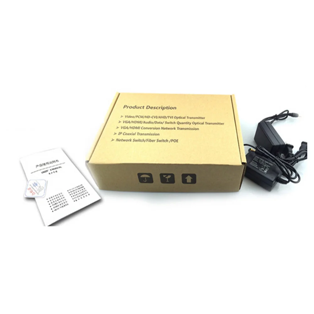 Высокое качество 1080P HDMI оптический медиа конвертер с 2 KVM USB2.0 & Ethernet видео и аудио