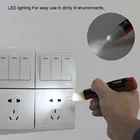 Индукционный карандаш со светодиодсветильник кой, Бесконтактный Электрический тестовый карандаш 90-1000 В переменного тока, детектор напряжения, тестовый индикатор, автоматическое питание