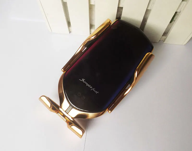 Беспроводное Автомобильное зарядное устройство с автоматическим зажимом для