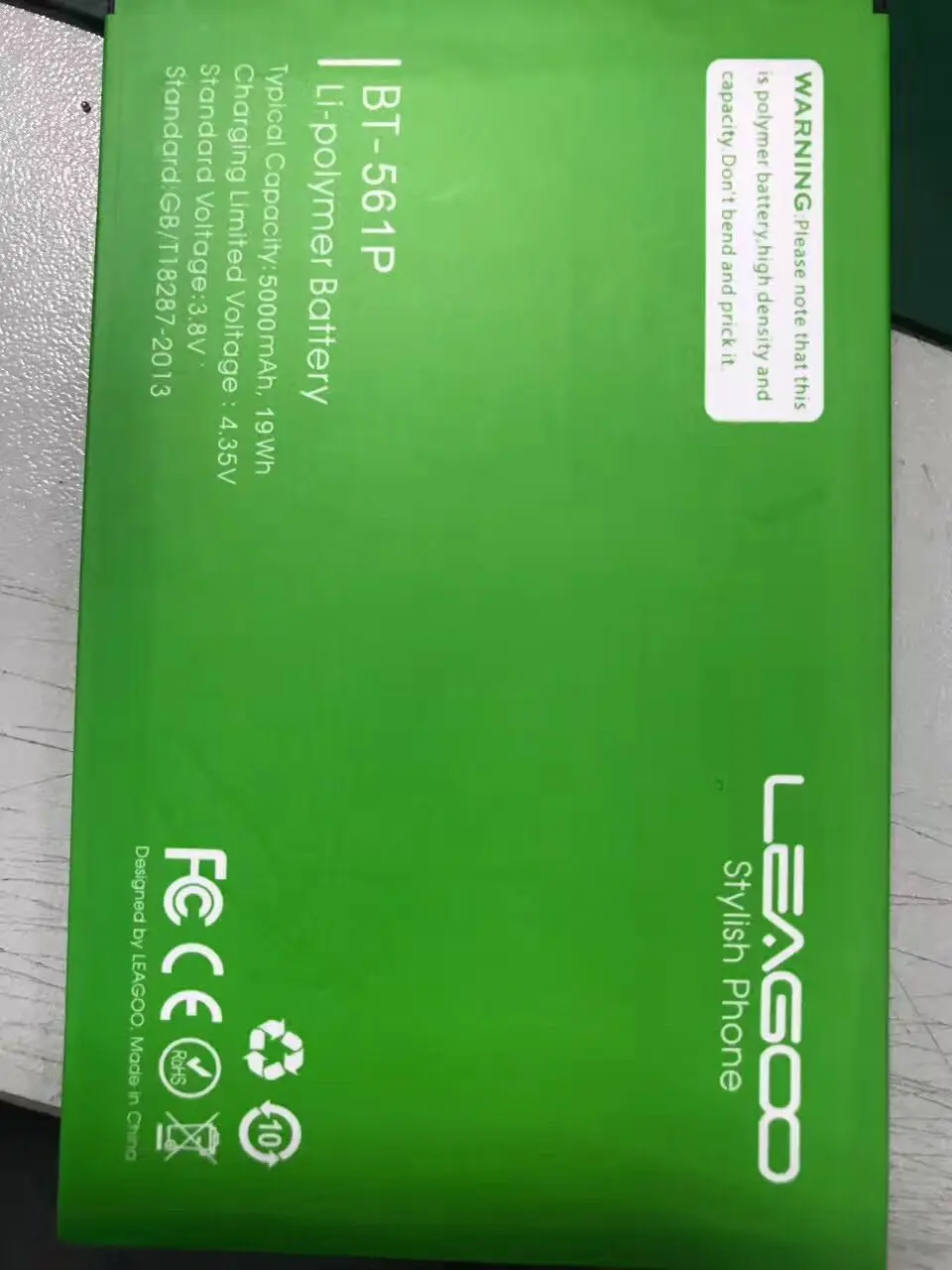 100% Оригинальный аккумулятор Leagoo Shark5000 5000 мАч для умная зеркальная Встроенная