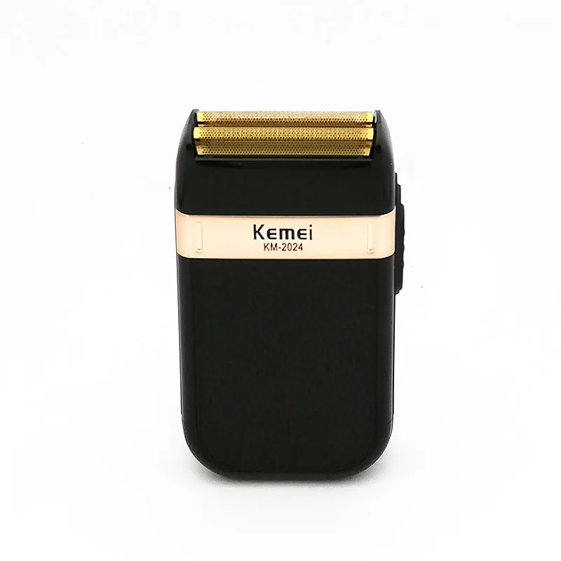Kemei KM-2024 аккумуляторная бритва для мужчин с USB зарядкой поршневое лезвие моющаяся