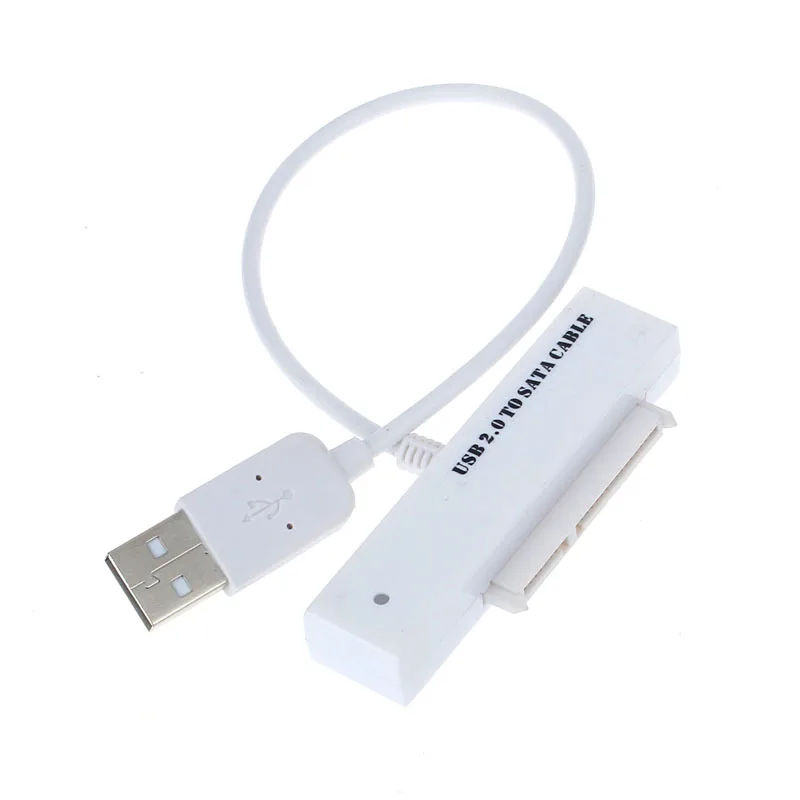 USB 2 0 для SATA 7 + 15 Pin 22P адаптер 2.5 дюймового жесткого диска HDD конвертер Прямая