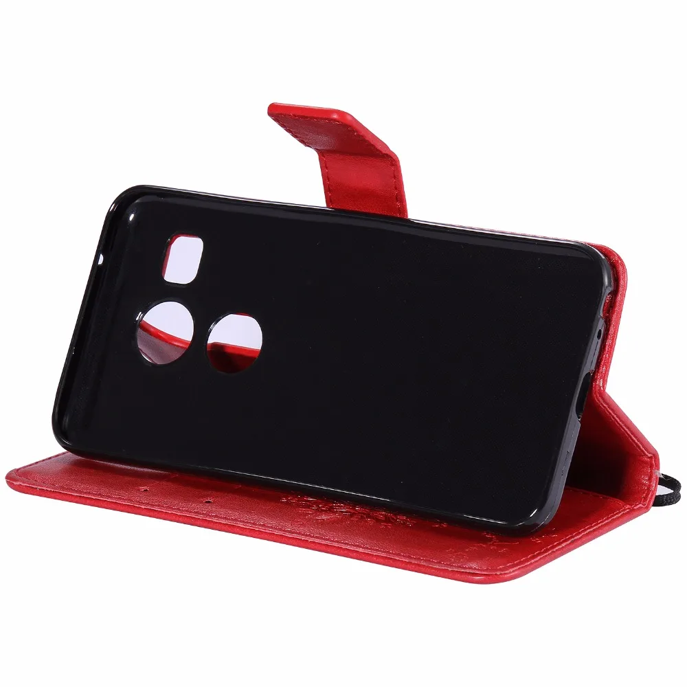 Кожаный чехол ARYIKUM с 3D узором для Nexus 5X5 X Nexus5X черный кошелек магнитом откидной