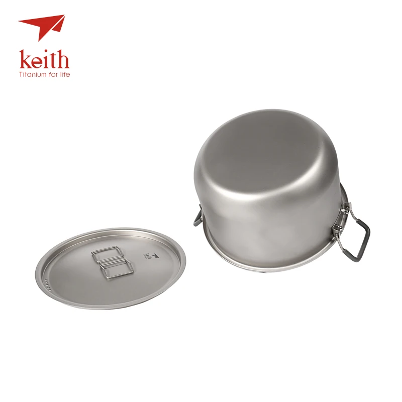 Чайник из титана Keith TI8301 для приготовления пищи посуда пикника и