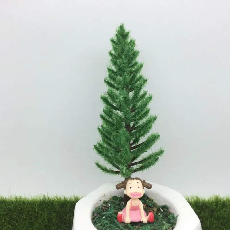 40 шт. мм имитация дерева бонсай искусственные растения миниатюрный пейзаж