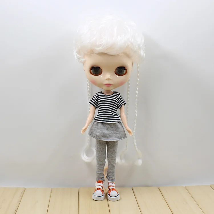Кукла Blyth с косами (белые волосы) | Игрушки и хобби