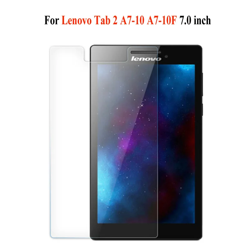 Lenovo A7-10 С уровнем твердости 9H закаленное Стекло пленка для lenovo Tab 2 A7-10 A7-20F A7-30HC A8-50F A10-30F A10-70F 7,0 8,0 10,1 дюймов протектор Стекло пленка - Цвет: Lenovo A7-10