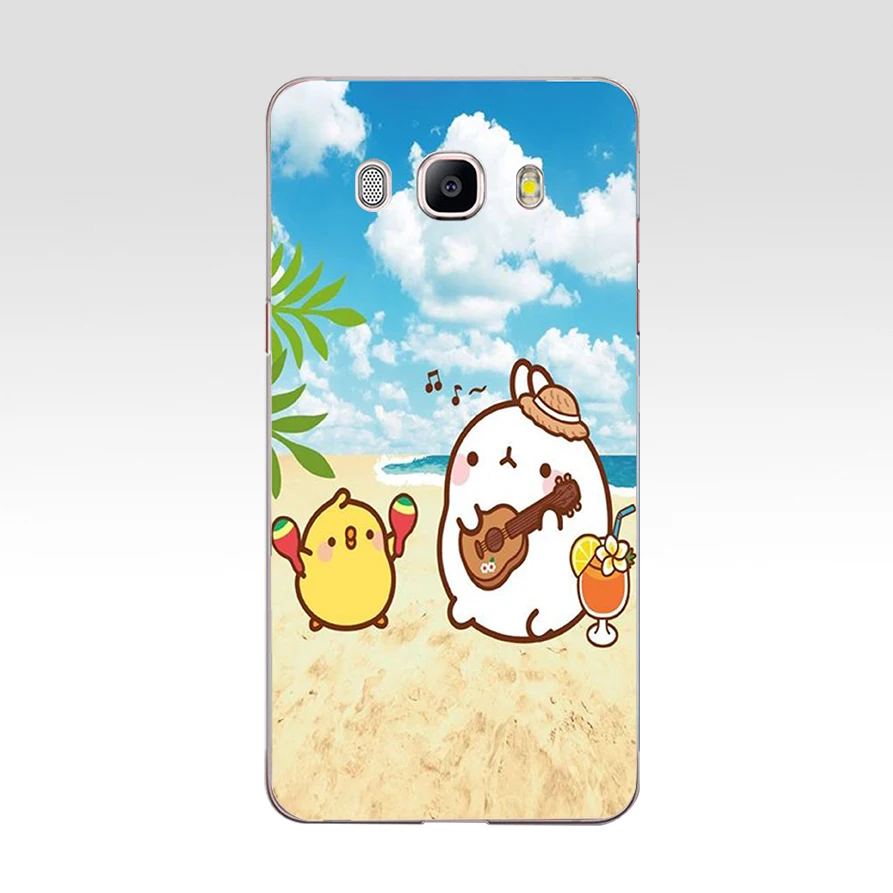 70 ZX Kawaii Molang мультфильм аниме собака Кот ТПУ Мягкий силиконовый чехол для Samsung Galaxy