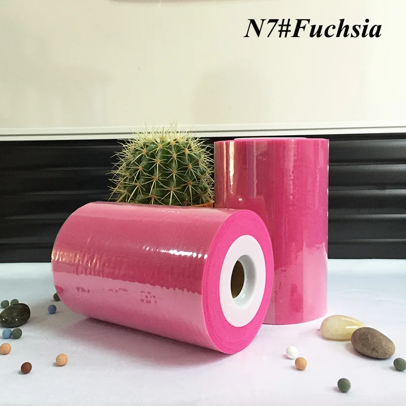 40 цветов нейлоновый тюлевый рулон 100 ярдов(также - Цвет: Fuchsia