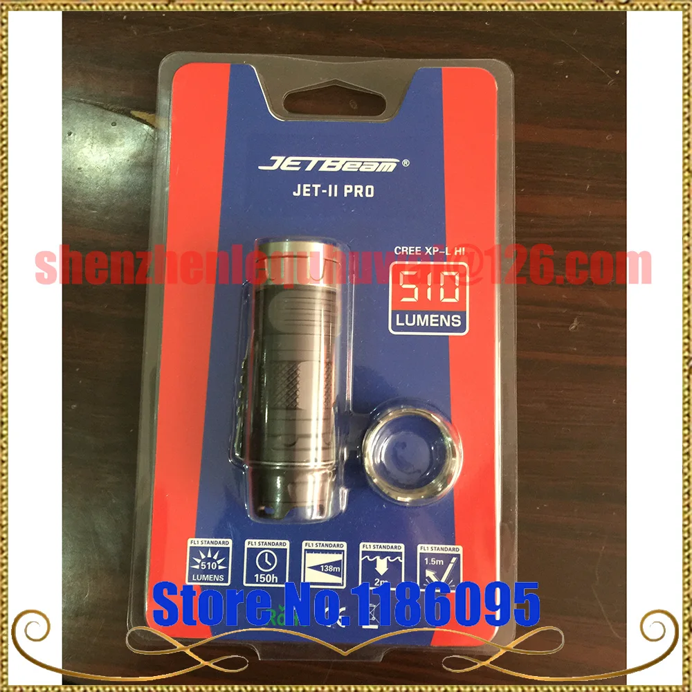 Мини-фонарик JETBeam II PRO II-PRO, CREE XP-L, HI светодиодный, 510 люмен, портативный фонарик маленького размера, используется батарея 1*16340