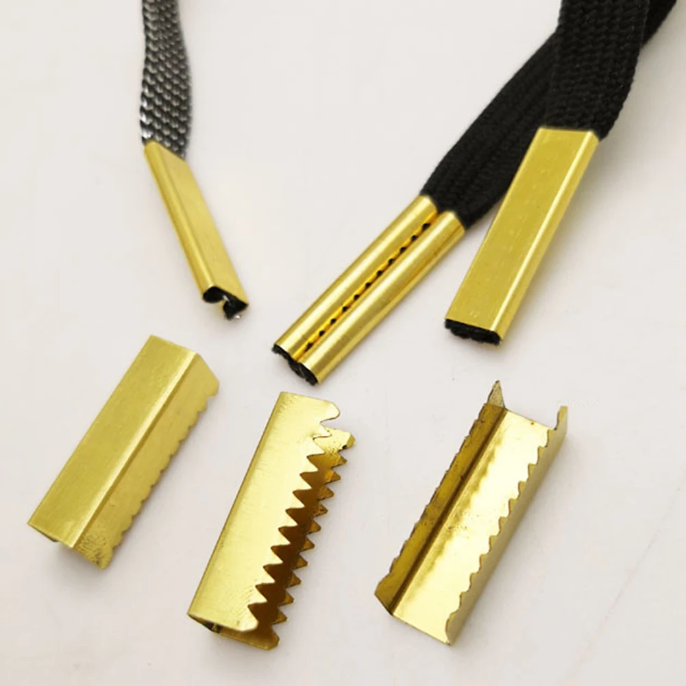 

10Pcs 7.5*25mm Seamless Metal Shoelaces Tips Replacement Head for Shoestrings Bullet Aglets Square DIY Shoelaces Accessories