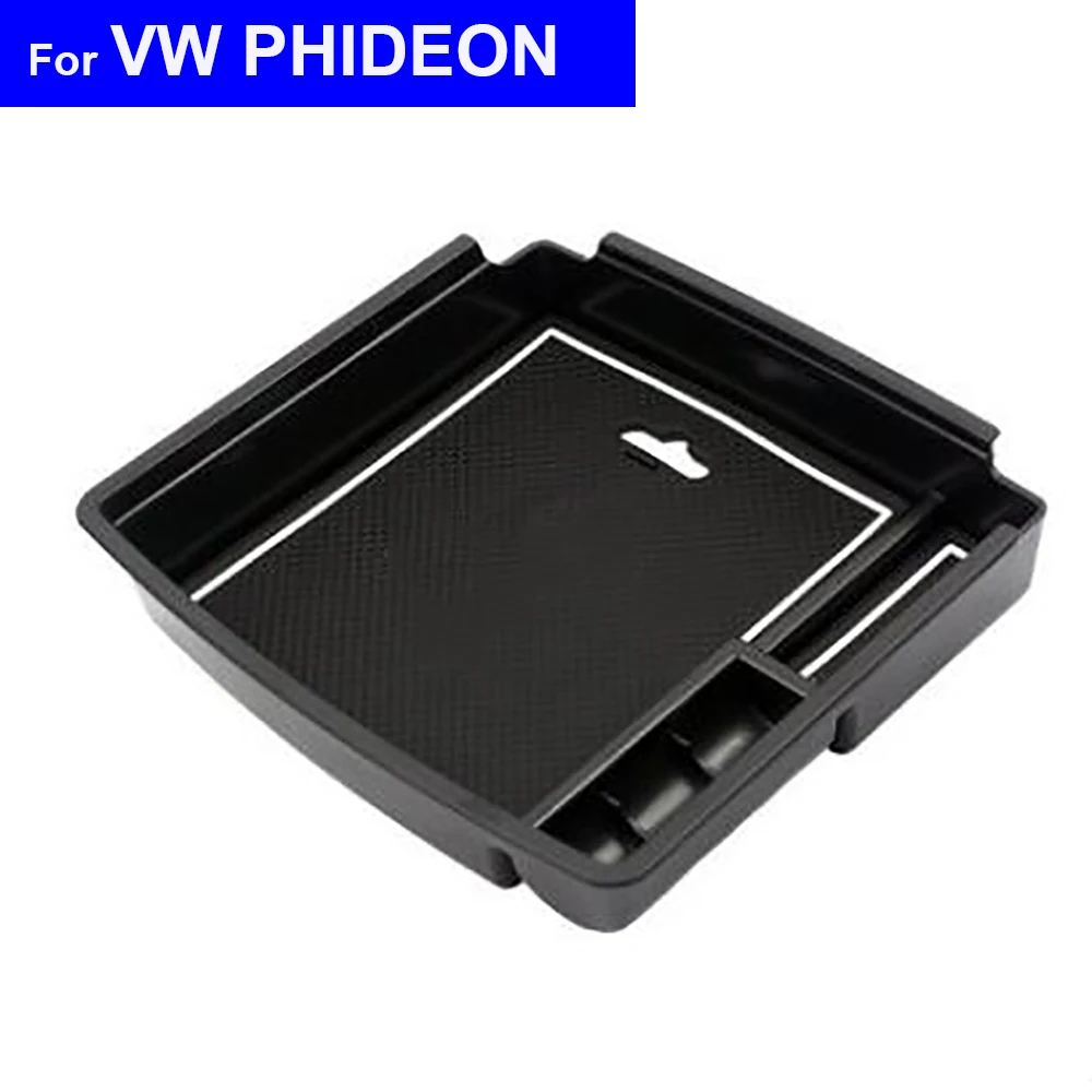 Phideon Arm Storage Передний/задний боковой дверной ящик для хранения в подлокотнике автомобиля контейнер держатель вторичное хранение для VW Teramont Phideon Tiguan L 2010 - Название цвета: Phideon Arm Storage