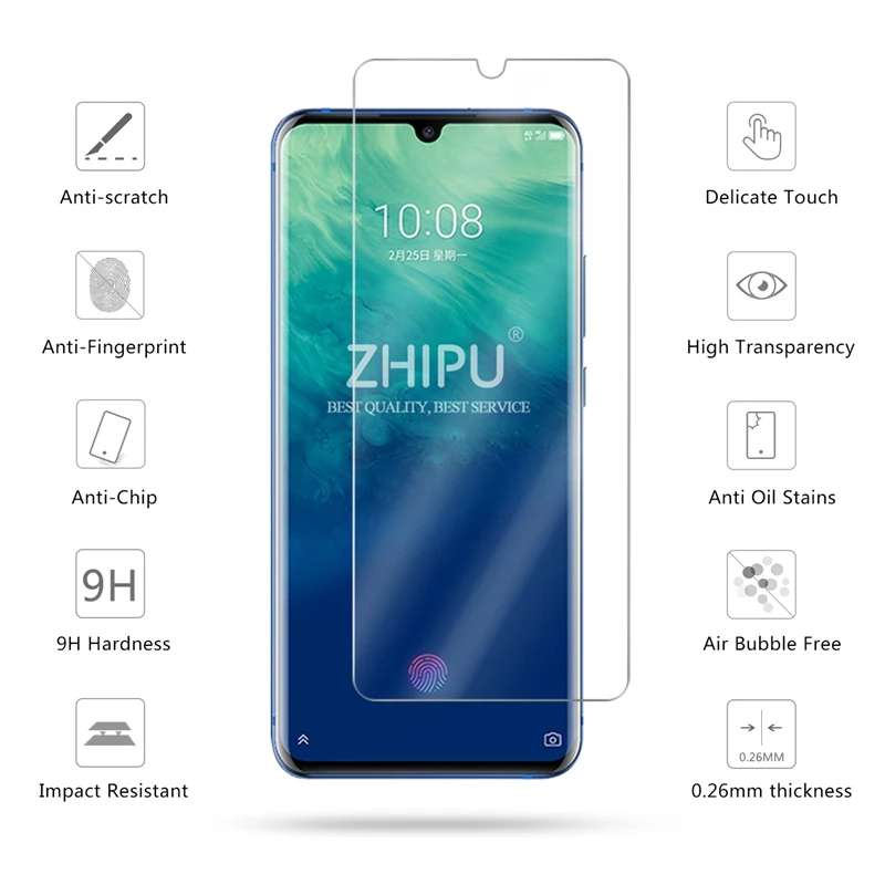 10 шт. закаленное стекло для zte Axon Pro протектор экрана 2.5D 9H профессиональная