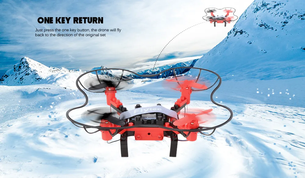 Новинка года Радиоуправляемый Дрон DIY Building Конструкторы Quadcopter 2.4 г 4CH 6 оси гироскопа headless режим quadcopters 3D unlimited флип самолет