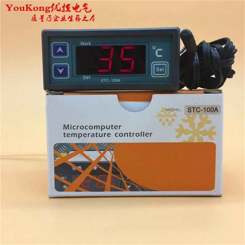 СВЕТОДИОДНЫЙ цифровой регулятор температуры с одним релейным выходом инкубатор