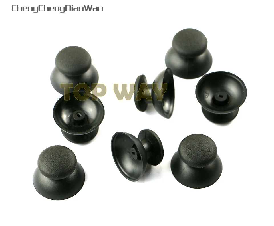 

ChengChengDianWan 500pcs/lot small hole mushroom 3D Rocker Joystick Cap Shell Caps thumbstick cap for ps2 metal joystick