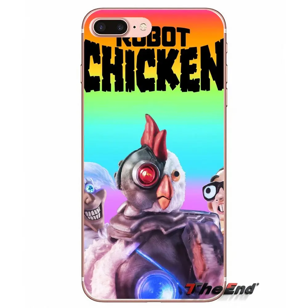 Робоцып ТПУ Тонкий чехол для задней крышки iPhone X 4 4S 5 5S 5C SE 6 S 7 8 плюс samsung Galaxy J1 J3 J5 J7