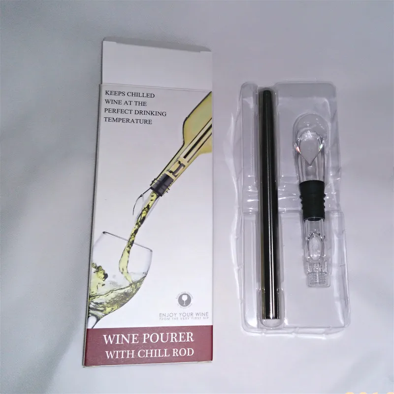 Охлаждающие палочки для вина из нержавеющей стали 304 быстрозамороженные ледяные