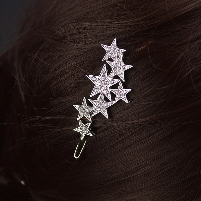 Новинка 2018 Шпилька для волос с пентаграммой головная повязка Корейская версия