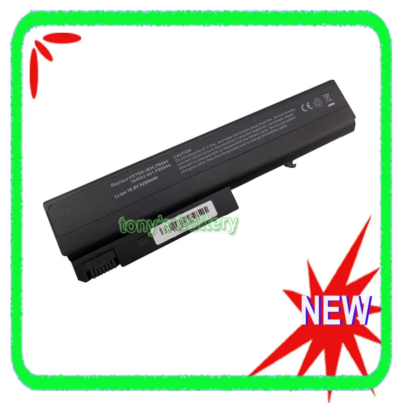 Аккумулятор 5200 мАч для HP Compaq 6510b 6515b 6710b 6710s 6715b 6715s 6910P PB994 HSTNN-DB16 IB28 | Компьютеры и