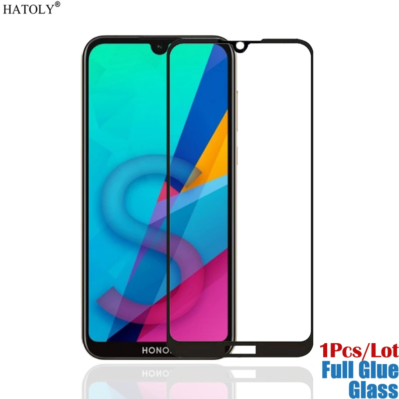 Стекло на клеевой основе для Huawei Honor 8S закаленное стекло Защитная пленка экрана