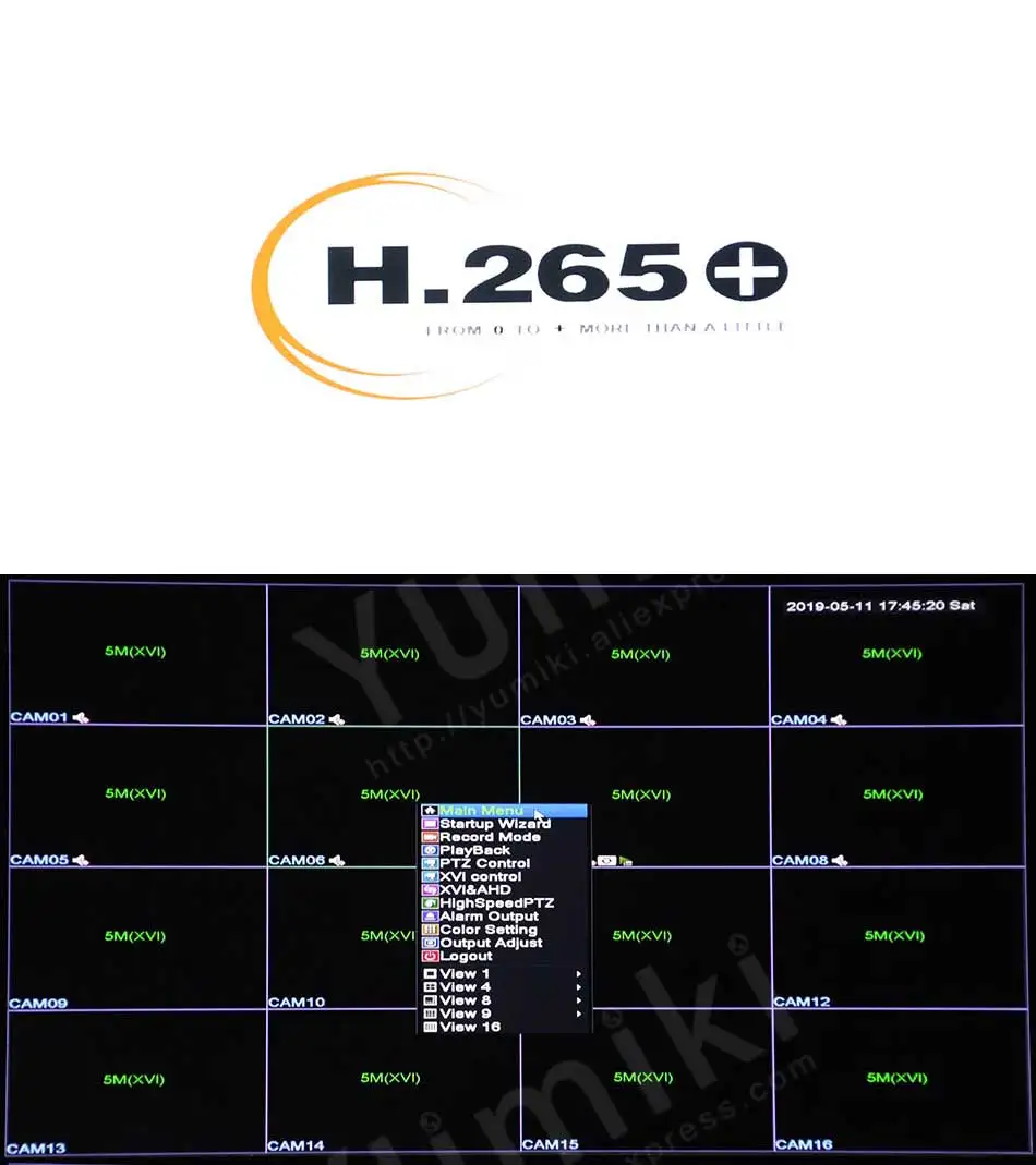6 в 1 H.265+ 16ch/8ch/4ch AHD DVR плата для AHD 5MP 4MP 1080P 720P камера сохраняет большую ОЗУ HDD Xmeye Onvif плата CCTV DVR AHD DVR