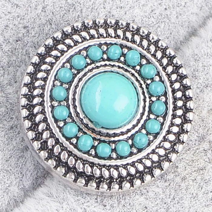 6 шт./партия новая защелкивающаяся бижутерия цветок бусины серебряная застёжка