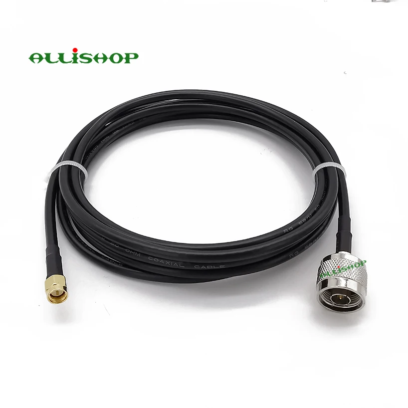 Удлинительный кабель N Male-SMA Male LMR200 RF коаксиальный Соединительный SMA штекер 50 Ом с
