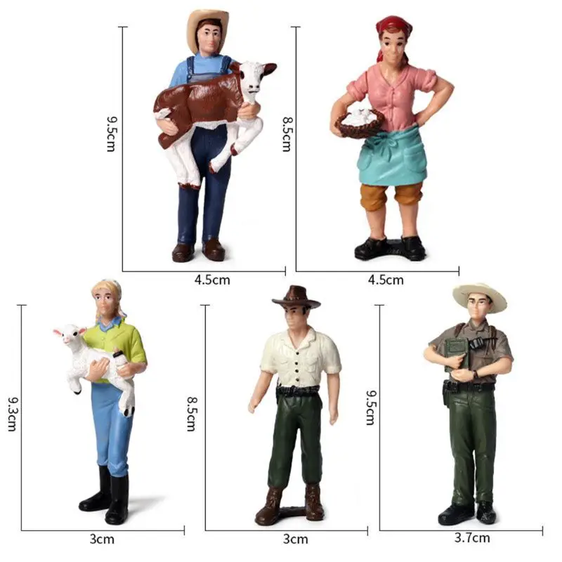 

1:25 Scale Farm Human Figure Worker Model Resin Miniature 3.5in-2.8in