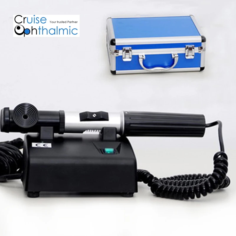 Настольная перезаряжаемая полоса Ретиноскоп рет6b галогенная лампа | CE