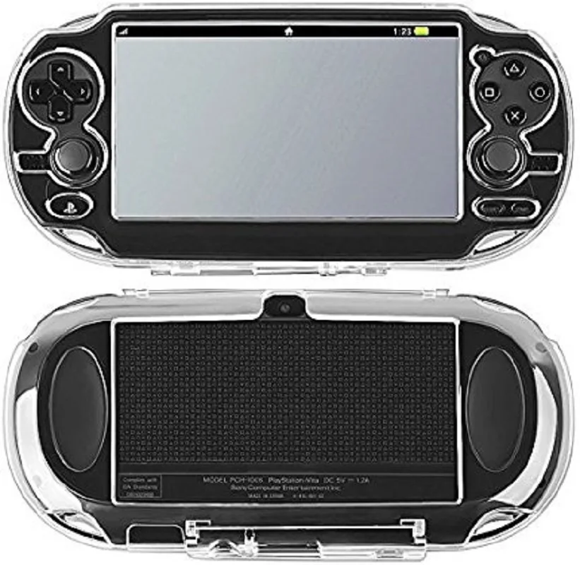 Прозрачный Кристальный защитный жесткий чехол для Playstation PS VITA 1000 подходит только