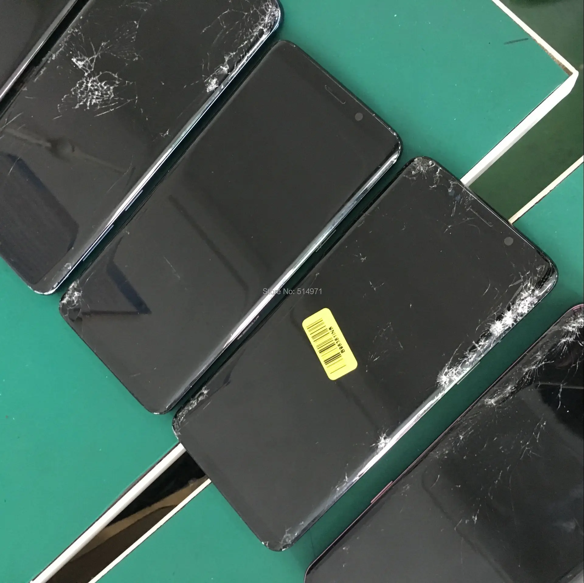 1 шт. ЖК-экран Assmebly с рамкой для samsung S9 S9plus для рамки и разделяющих стекло практики
