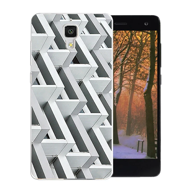 Чехол для телефона Xiaomi Mi4 Мягкая силиконовая задняя крышка Mi 4 с животным узором