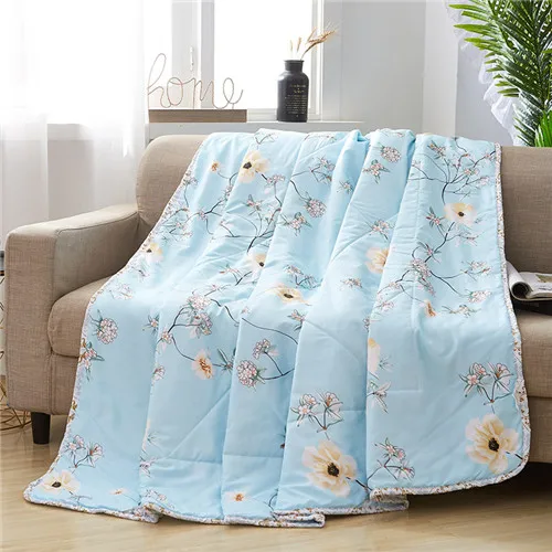 summer flower Home Watermelon summer quilts patchwork duvet 1pc grey throw blanket Freshness thin comforter ployester home bedspread 200*230cm - Цвет: summer flower