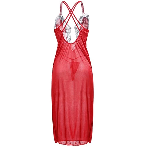 Женское сексуальное кружевное ночное белье с открытой спиной раздельный Ночной