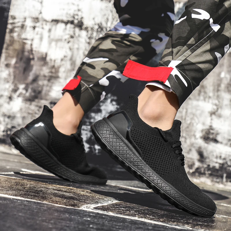 Men Sneaker Shoes Brand Quality Breathable Mesh Running Sports for Man Athletics Zapatos Deportivos Hombres | Спорт и развлечения