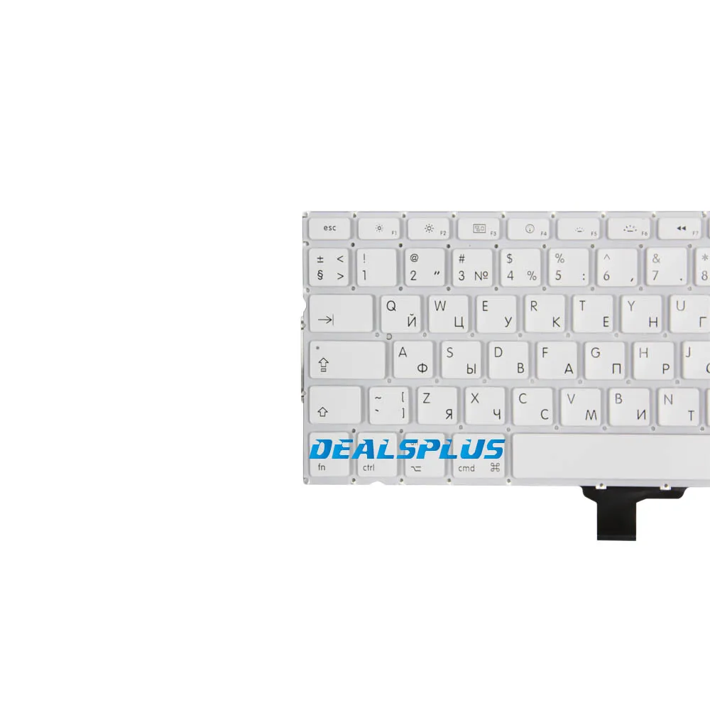 Новая белая русская клавиатура A1342 RU для MacBook 13 дюймов MC207 MC516 EMC 2350 конец 2009