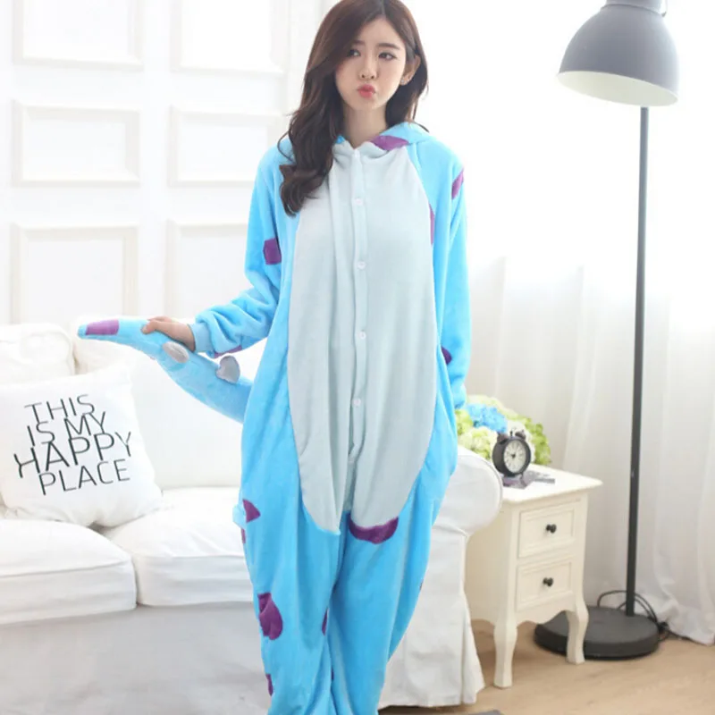 Пижама Monster Sullivan Kigurumi женский комбинезон с животными аниме Забавный костюм для
