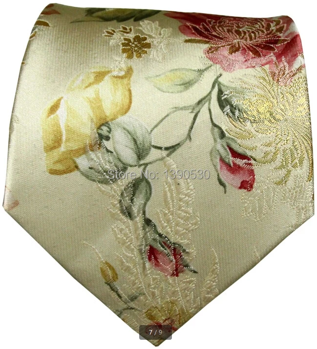 Модный новый галстук высокого качества с китайским рисунком пиона шелковый