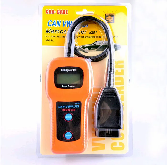 Считыватель кодов двигателя U281 VAG OBD2 OBDII диагностический инструмент для