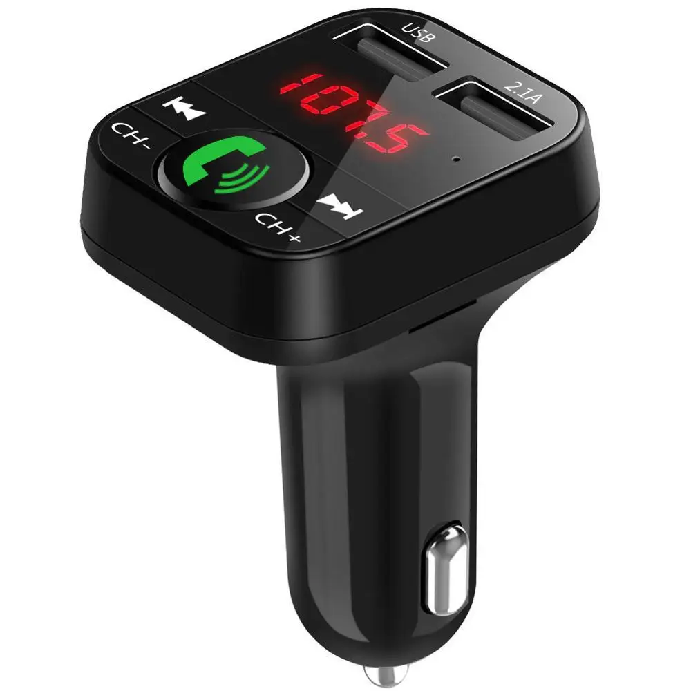 Автомобильный комплект громкой связи 30 шт./лот беспроводной Bluetooth FM-передатчик ЖК