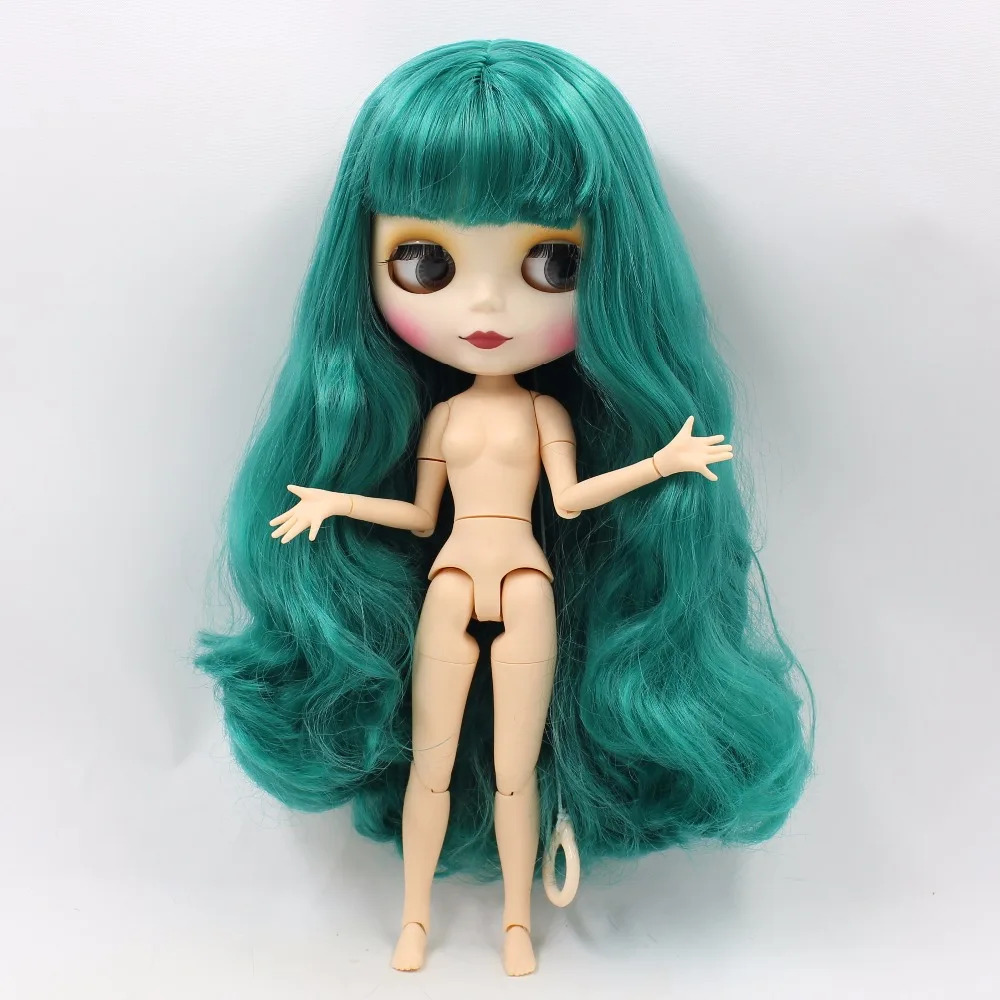 Ледяная кукла DBS Blyth шарнирная 1/6 bjd совместное тело матовое лицо зеленые
