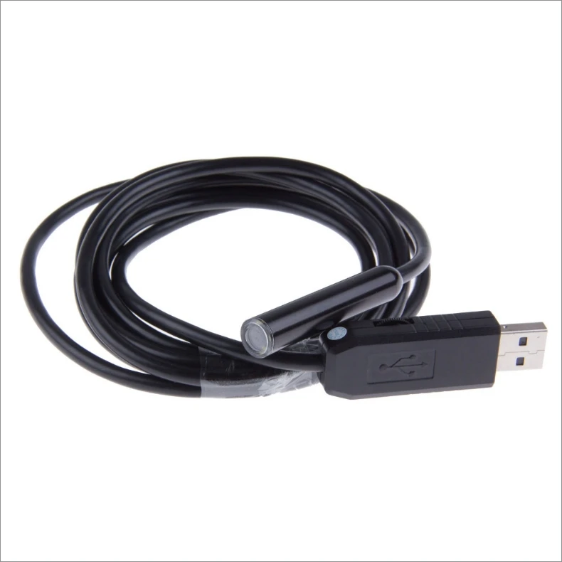 5m USB 4 LED Waterproof Borescope Endoscope Inspection Snake Tube Camera 10mm lens mini computer camera | Безопасность и защита