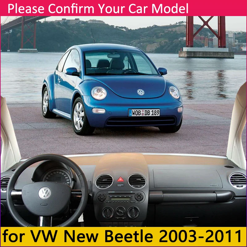 Для Volkswagen новый Фольксваген Жук 2003 ~ 2011 А5 Противоскользящий коврик на приборную