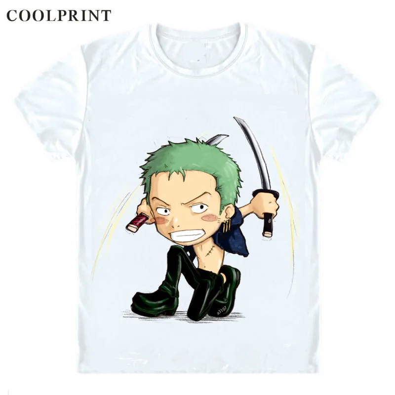 Футболки COOLPRINT ONE PIECE рубашки с коротким рукавом Аниме Манга соломенная шляпа