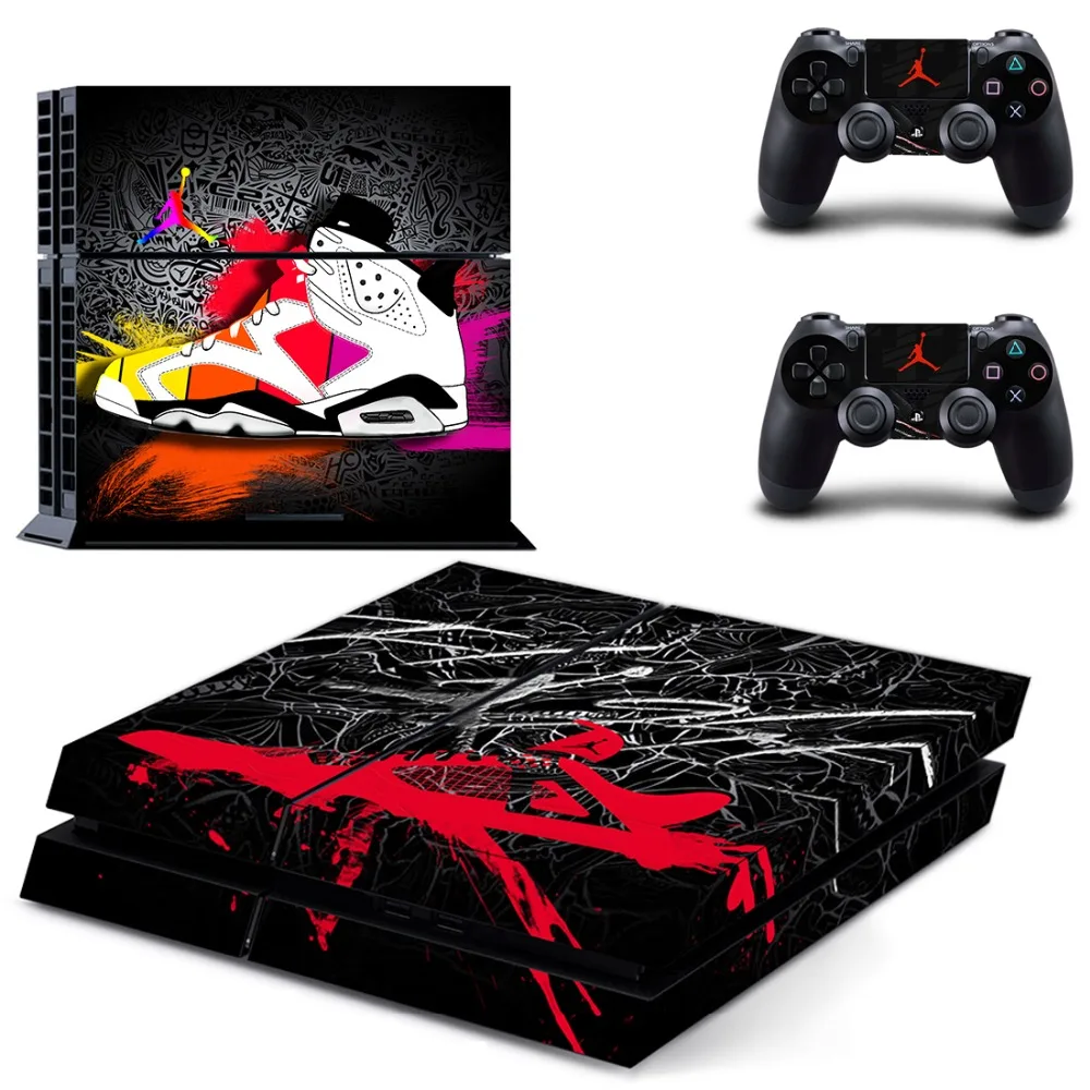 Наклейка для PS4 наклейка для консоли sony playstation 4 и 2 контроллера кожи PS4 виниловая наклейка
