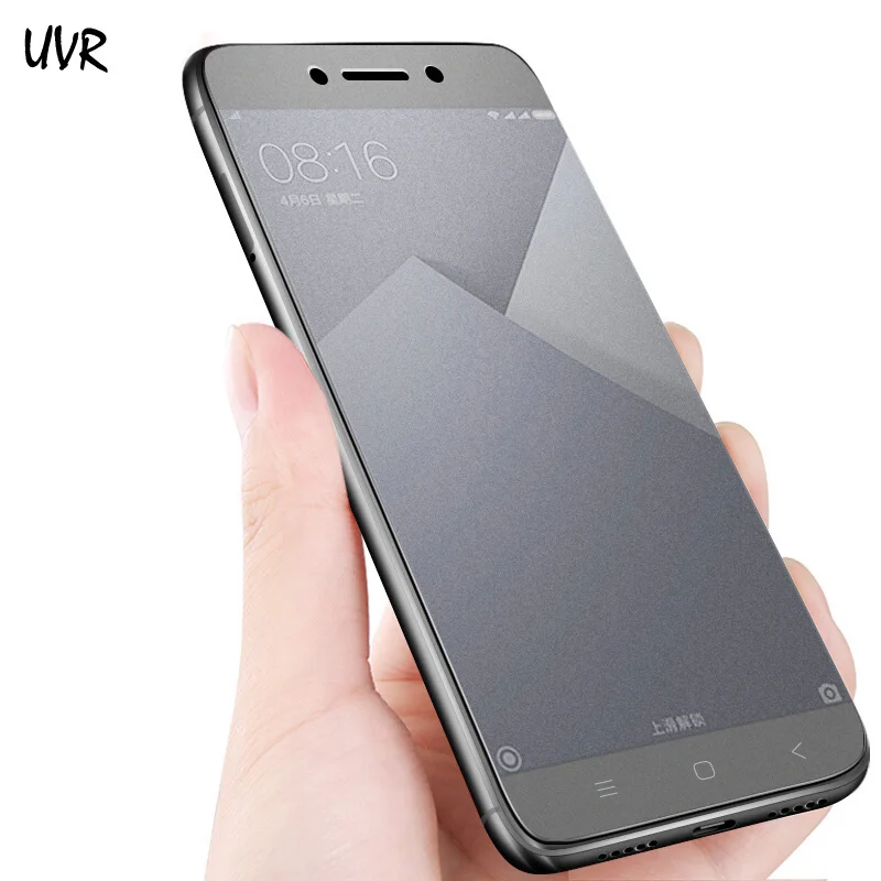 

UVR Anti Fingerprints Matte Frosted Tempered Glass for Xiaomi Redmi 5A Anti Blue Light Ray Screen Protector Film No Fingerprint