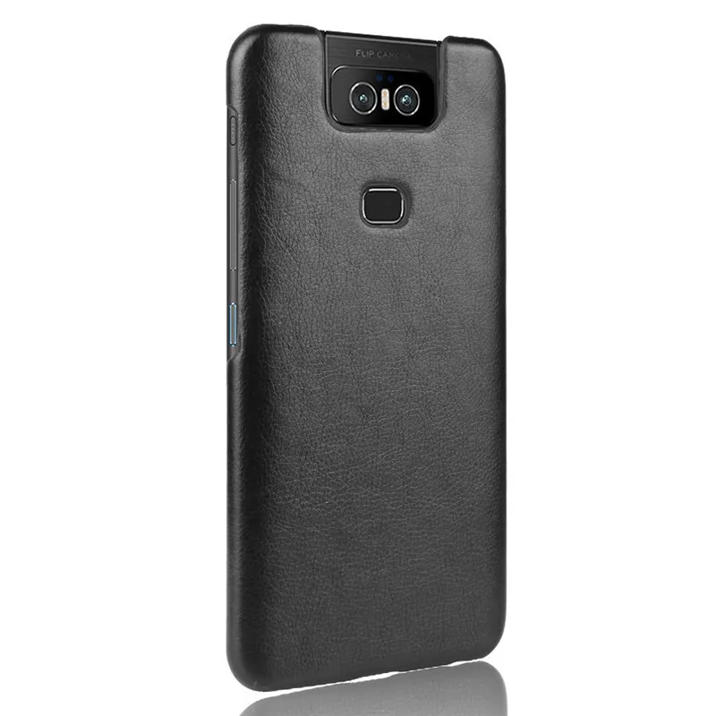 Для Asus Zenfone 6 ZS630KL из искусственной кожи кожа с рисунком Litchi Твердый чехол для Asus Zenfone 6z ZS630KL ZS 630KL чехол для телефона